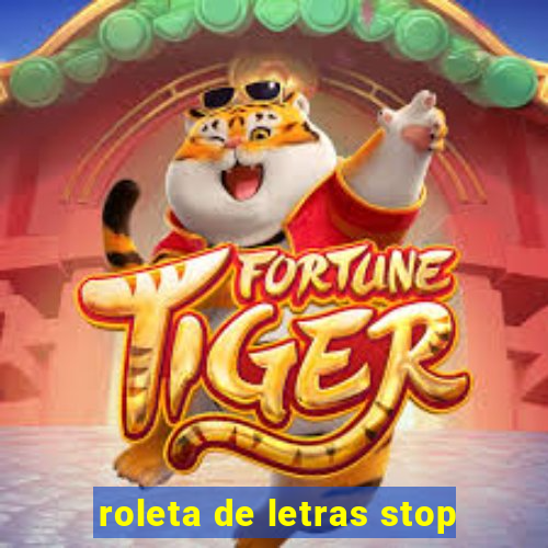 roleta de letras stop